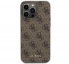 Guess 4G Metal Gold Logo Apple iPhone 15 Pro Max hátlap tok, barna