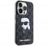 Karl Lagerfeld Monogram Ikonik Apple iPhone 15 Pro hátlap tok, fekete