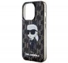 Karl Lagerfeld Monogram Ikonik Apple iPhone 15 Pro hátlap tok, fekete