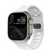 Nomad Sport Apple Watch 42/44/45/49mm M/L szíj, fehér