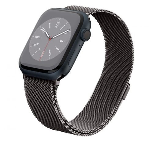 Spigen Metal Fit Apple Watch 49mm/8/7 45mm fém szíj, grafit