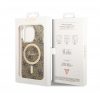 Guess 4G IML MagSafe Apple iPhone 14 Pro hátlap tok, barna