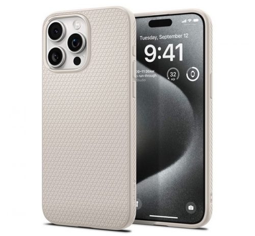 Spigen Liquid Air Apple iPhone 15 Pro tok, bézs