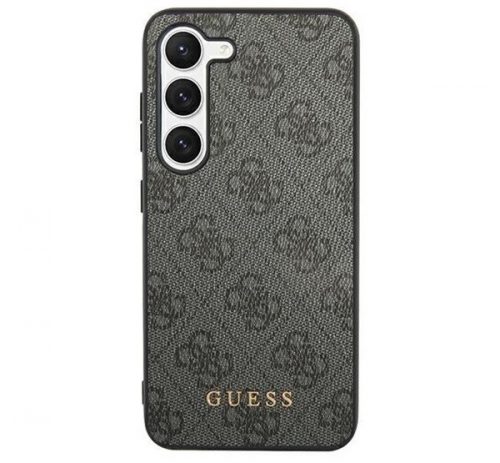 Guess 4G Metal Gold Samsung Galaxy S24 Ultra szilikon tok, fekete