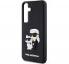 Karl Lagerfeld 3D Rubber Karl&Choupette Samsung Galaxy S24 tok, fekete