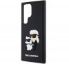 Karl Lagerfeld 3D Rubber Karl&Choupette Samsung Galaxy S24 Ultra tok, fekete