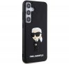 Karl Lagerfeld 3D Rubber Ikonik Samsung Galaxy S24 tok, fekete 