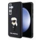 Karl Lagerfeld 3D Rubber Ikonik Samsung Galaxy S24+ tok, fekete 