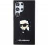 Karl Lagerfeld 3D Rubber Ikonik Samsung Galaxy S24 Ultra tok, fekete 