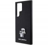 Karl Lagerfeld Saffiano Karl & Choupette Metal Pin Samsung Galaxy S24 Ultra tok, fekete