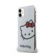 Hello Kitty IML Head Logo Apple  iPhone 11 tok, fehér