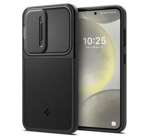 Spigen Optik Armor Samsung Galaxy S24 tok, fekete