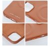 Roar Leather Magsafe iPhone 15 Pro eco bőr tok, barna