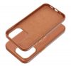 Roar Leather Magsafe iPhone 15 Pro eco bőr tok, barna