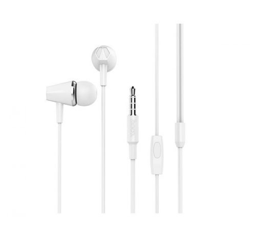 Hoco M34 Drumbeat vezetékes headset, 3,5mm Jack, fehér