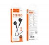 Hoco M93 vezetékes headset hangerőszabályzóval, 3,5mm Jack, fekete