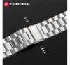 Forcell FA10 Apple Watch 42/44/45/49mm fém szíj, ezüst