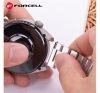 Forcell FS06 Samsung Watch 20mm fém szíj, ezüst