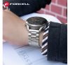 Forcell FS06 Samsung Watch 20mm fém szíj, ezüst