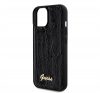 Guess Sequin Script Logo iPhone 15 Plus tok, fekete