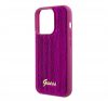 Guess Sequin Script Logo iPhone 15 Pro tok, magenta