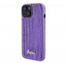 Guess Sequin Script Logo iPhone 15 Plus tok, lila