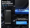 Spigen Rugged Armor Samsung Galaxy A55 5G tok, matt fekete, ACS07500