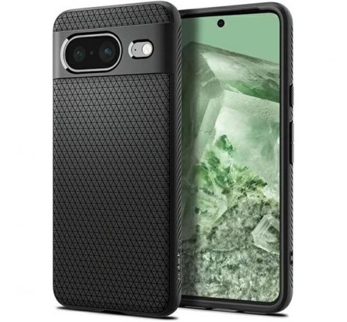 Spigen Liquid Air Google Pixel 8 tok, matt fekete, ACS06274