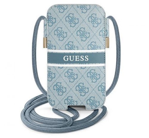 Guess 4G Stripe GUPHL4GDBL 6,7" telefontartó táska, kék 