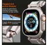 Spigen DuraPro Armor Apple Watch Ultra 2/1 (49mm) / 9/8/7 45mm / SE/6/5/4 44mm / 3/2/1 42mm óraszíj, fekete (AMP07591)