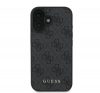 Guess 4G Classic Apple iPhone 16 Plus hátlap tok, fekete/barna GUHCP16MG4GFGR