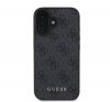 Guess 4G Classic Apple iPhone 16 hátlap tok, fekete/barna GUHCP16SG4GFGR