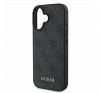 Guess 4G Classic Apple iPhone 16 hátlap tok, fekete/barna GUHCP16SG4GFGR