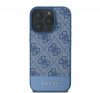 Guess 4G Bottom Stripe Apple iPhone 16 Pro Max hátlap tok, kék GUHCP16XG4GLBL