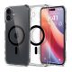 Spigen Ultra Hybrid MagFit iPhone 16 Plus MagSafe kompatibilis tok, fekete ACS08076