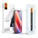 Spigen Glas.tR EZ Fit Apple iPhone 16 Pro tempered kijelzővédő fólia felhelyező kerettel (2db) AGL07928