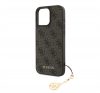 Guess 4G Charm Apple iPhone 16 Pro Max Tone on Tone hátlap tok, barna