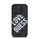 Guess PU Leather 4G Big Love Logo Apple iPhone 16 Pro Max Magsafe kompatibilis hátlap tok, fekete