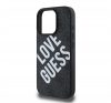 Guess PU Leather 4G Big Love Logo Apple iPhone 16 Pro Max Magsafe kompatibilis hátlap tok, fekete