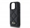 Guess PU Leather Quilted Apple iPhone 16 Pro hátlap tok, fekete