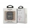 Guess 4G Script PC/PU Apple AirPods 1/2 hátlap tok, fekete