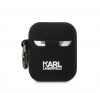 Karl Lagerfeld 3D Logo NFT Karl and Choupette Silicone Apple AirPods 1/2 tok, fekete