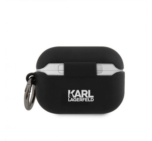 Karl Lagerfeld Rue St Guillaume Silicone Apple AirPods Pro tok, fekete