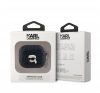 Karl Lagerfeld PU Embossed Karl Head Apple AirPods 3 tok, fekete