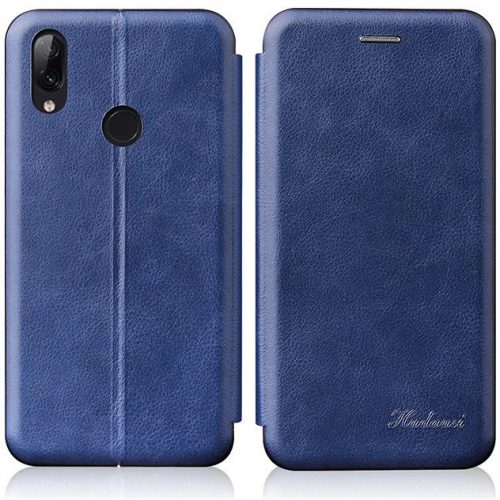 Huawei P Smart (2021), Oldalra nyíló tok, stand, Wooze Protect And Dress Book, kék