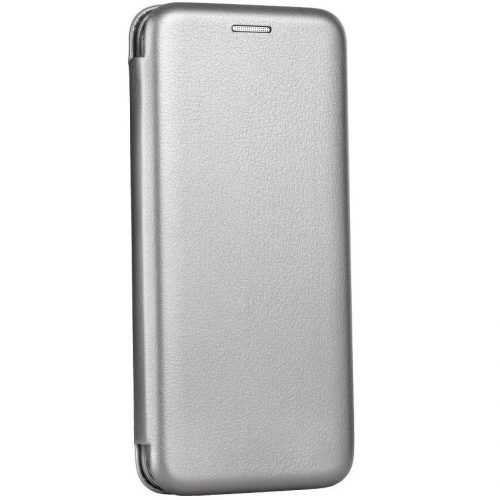 Samsung Galaxy S22 Ultra 5G SM-S908, Oldalra nyíló tok, stand, Forcell Elegance, szürke