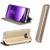 Samsung Galaxy A13 4G SM-A135F / A137F, Oldalra nyíló tok, stand, Forcell Elegance, arany