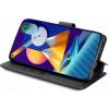 Motorola Moto G22 / E32 / E32s, Oldalra nyíló tok, stand, mágnes csattal, TP Wallett, fekete