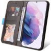 Samsung Galaxy A33 5G SM-A336B, Oldalra nyíló tok, stand, kártyatartóval, kézpánttal, Wooze Colour Wallet, kék