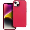 Samsung Galaxy A12 / A12 Nacho / M12 SM-A125F / A127F / M127F, Szilikon tok, közepesen ütésálló, fémhatású kamera keret, Frame Case, magenta